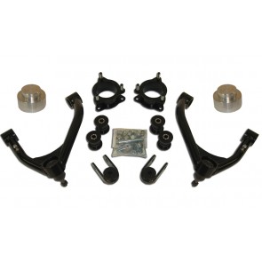 2007-2013 4" 2WD Chevy/GMC Tahoe, Suburban, Avalanche 1500 Lift Kit, 6-Lug - 4.0" Front / 1.5" Rear