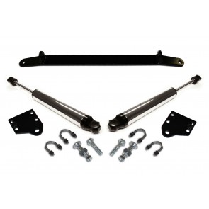 DOUBLE STEERING STABILIZER W/ 2.0 CHROME STABILIZERS